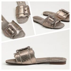 Sam Edelman Bambi 2 Snakeskin Embossed Slide Sandal (Women)
Size 6.5